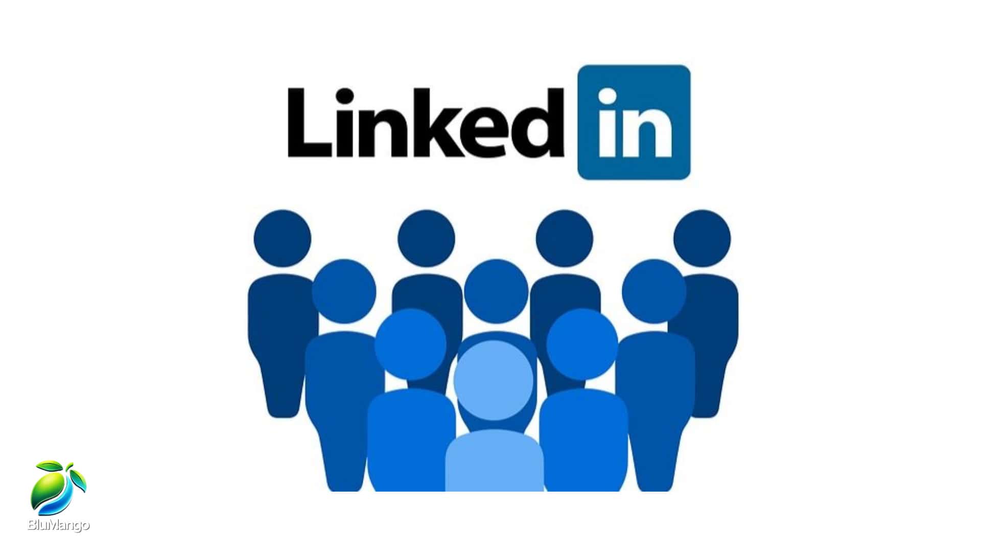 LinkedIn recruitment illustration with standout candidate among a group of professionals